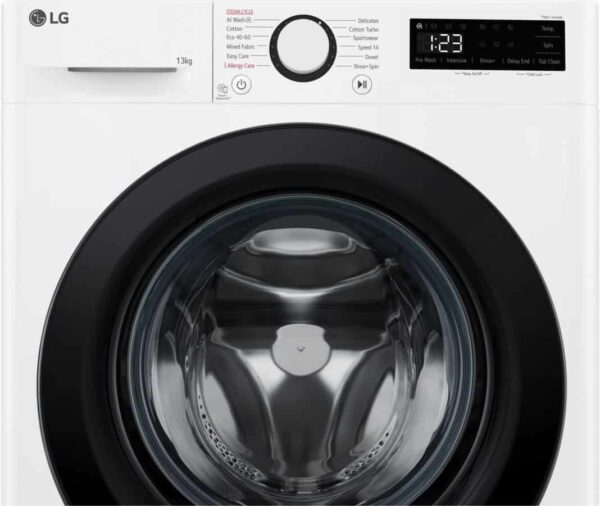 ⁦מכונת כביסה 13 קילו LG פתח קדמי 1400 סל"ד F4WR513SBW⁩ – תמונה ⁦2⁩