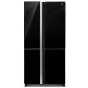 מקרר 4 דלתות 611 ליטר Sharp SJ-8942BK זכוכית שחורה שארפ