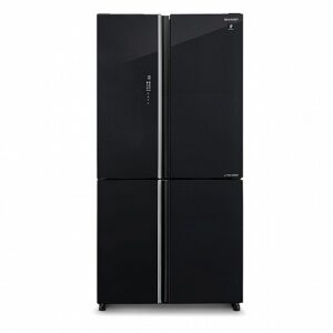 מקרר 4 דלתות 89.2 ס"מ מבית SHARP שארפ דגם SJ-8960BK/WH זכוכית לבן או שחור