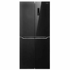 מקרר 4 דלתות זכוכית שחורה 419 ליטר Amcor אמקור HR448GB