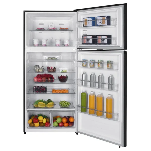 ⁦מקרר 2 דלתות מקפיא עליון 635 ליטר Amcor No-Frost Inverter HR630SS - צבע נירוסטה⁩ – תמונה ⁦2⁩