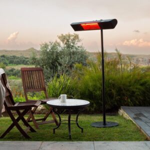 CAESAR Solarium H2 – תנור חימום (מקרן חום) פרימיום אינפרה אדום – משולב רמקולים
