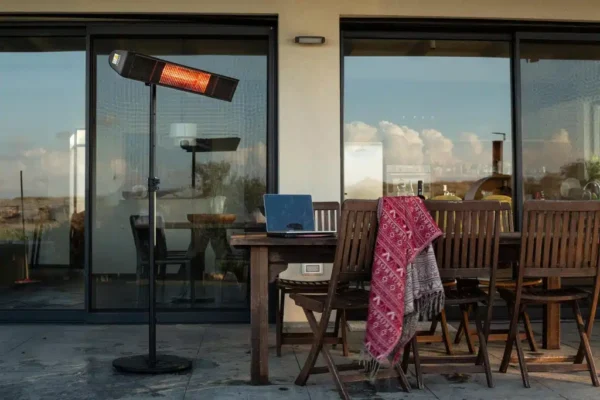 ⁦CAESAR Solarium H2 – תנור חימום (מקרן חום) פרימיום אינפרה אדום – משולב רמקולים⁩ – תמונה ⁦3⁩
