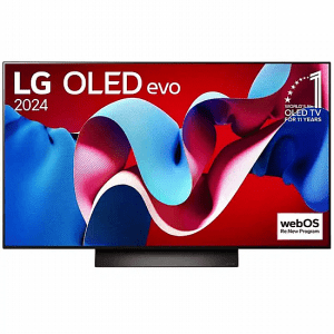 טלוויזיה 48 אינץ LG OLED evo C4 דגם OLED48C46LA חכמה 4K 120hz