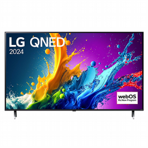 טלוויזיה 65 אינץ LG דגם 65QNED80T6B חכמה מסדרת QNED 4K עם בינה מלאכותית