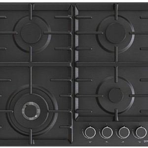 כיריים גז 4 להבות גורנייה Gorenje - צבע שחור מט דגם GW642AB