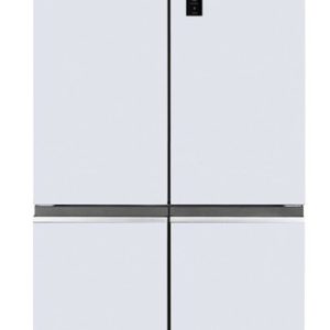 מקרר 4 דלתות ג'נרל דגם GE780W זכוכית לבנה